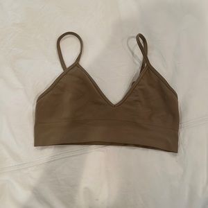 SKIMS Brown Sports Bra